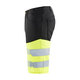 BLÅKLÄDER Highvis shortsit stretch musta/huomiokeltainen